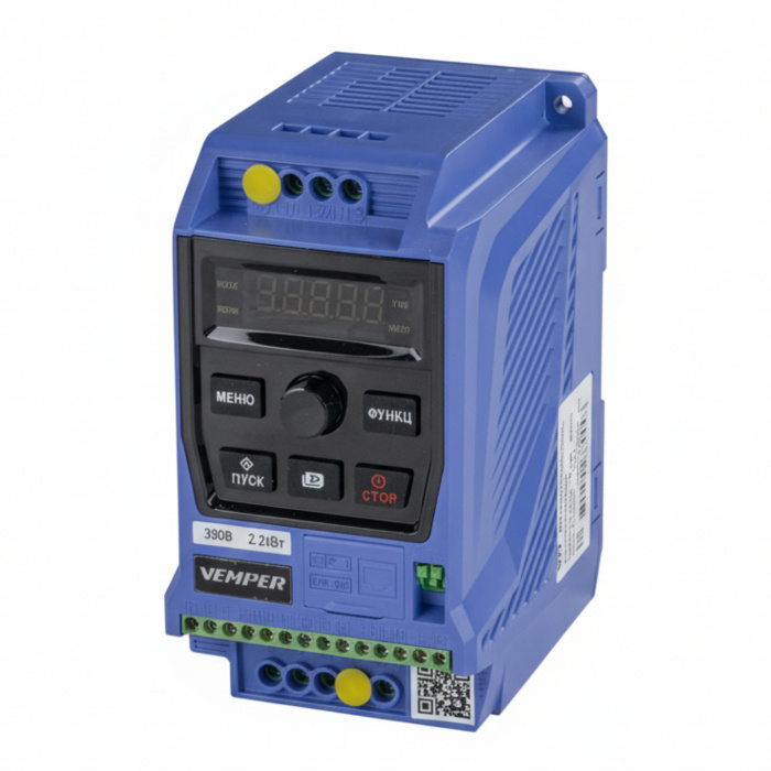 Частотный преобразователь 0,4 кВт VR70-004S2B (220В) VEMPER